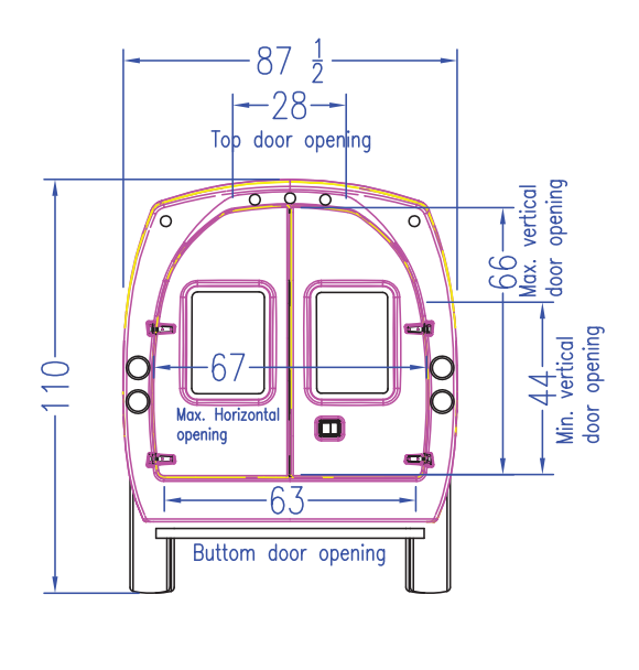 Back Door Dimensions